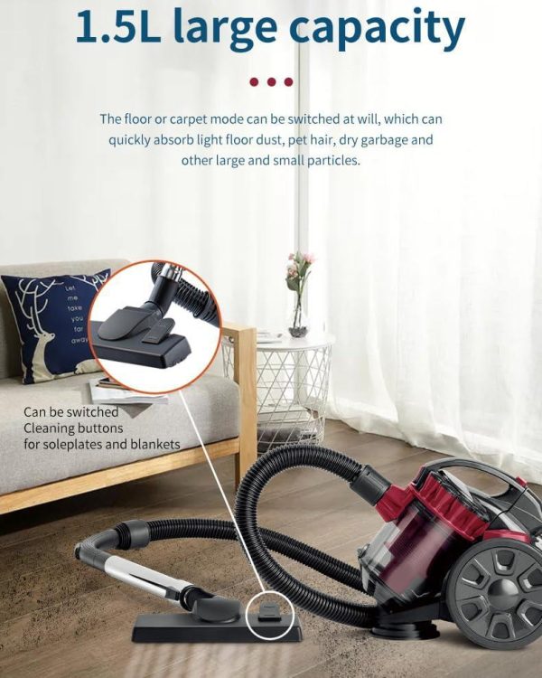 SONKAY VACUUM CLEANER 1.5L 2600W - Figura 6