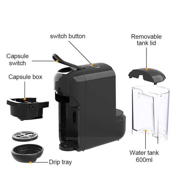 Makineria Sokany Capsule Coffee Machine - Image 3
