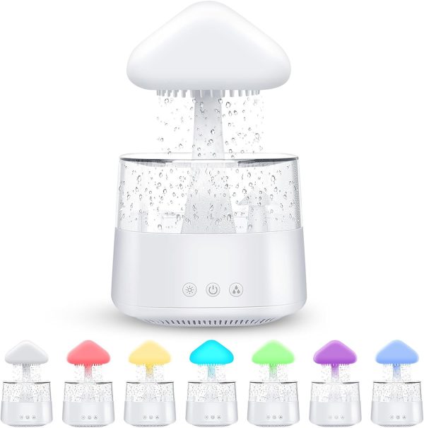 Lagështues Dekorativ në Formë Reje – Rain Cloud Humidifier - Image 2