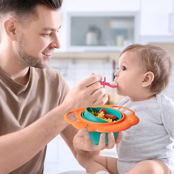 Enë për Fëmijë Anti-rreshkitese me Doreza - Image 3