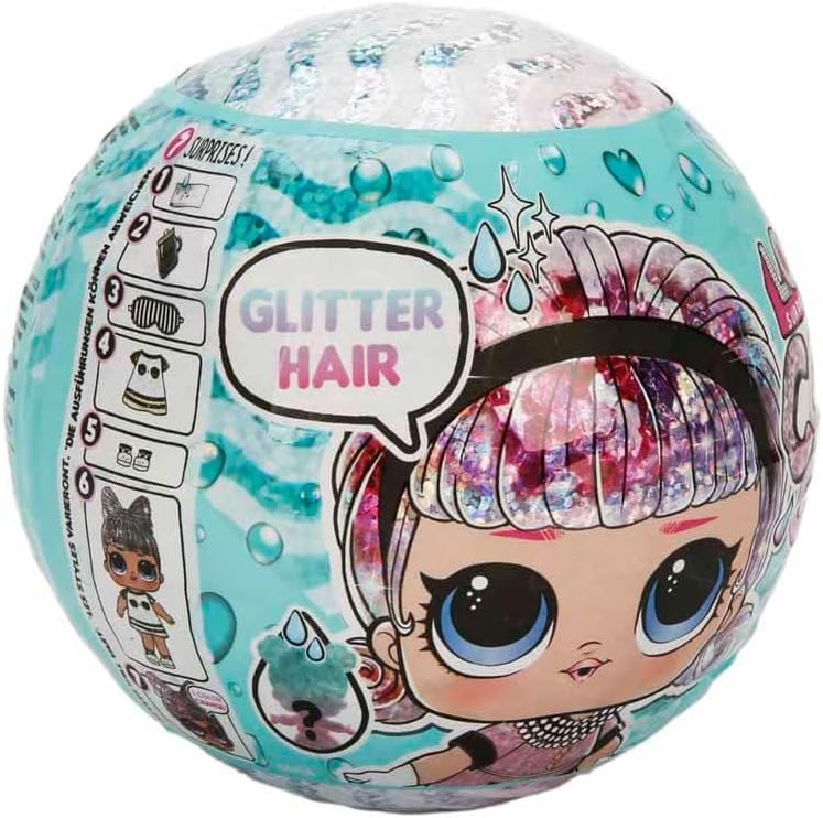 LOL Surprise Glitter – Kukull me Efekt Ndryshimi Ngjyre dhe Plot Surpriza!