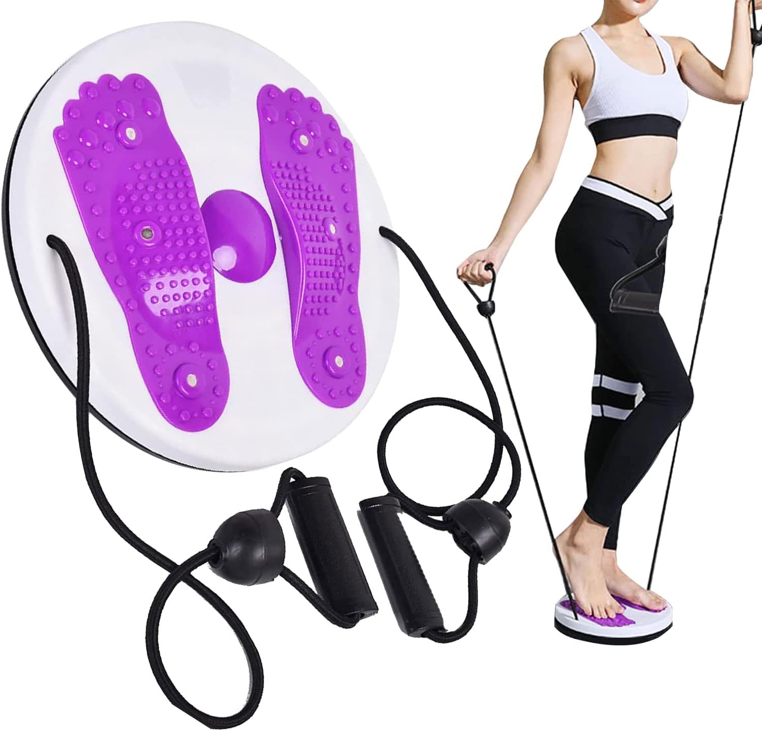 Disk Rrotullues për Fitnes me Masazh 3D dhe Sistem Rezistence