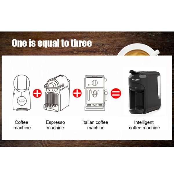 Makineria Sokany Capsule Coffee Machine - Image 4