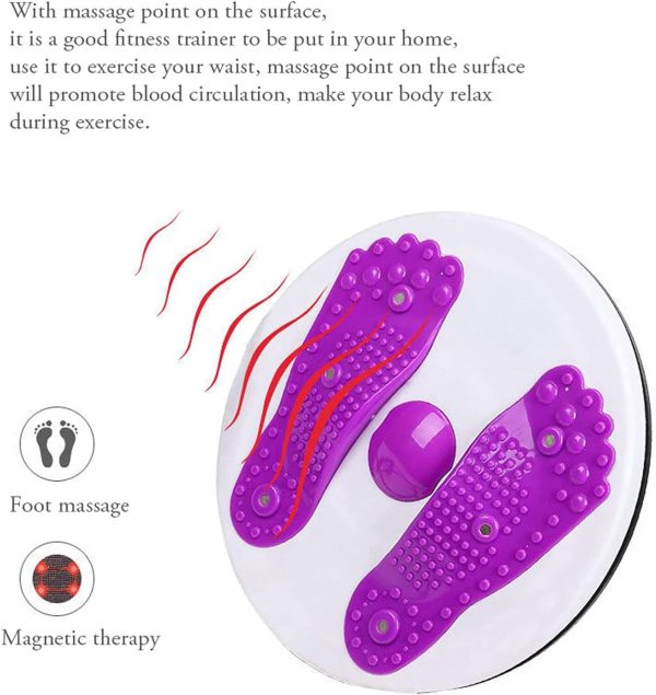 Disk Rrotullues për Fitnes me Masazh 3D dhe Sistem Rezistence - Image 6