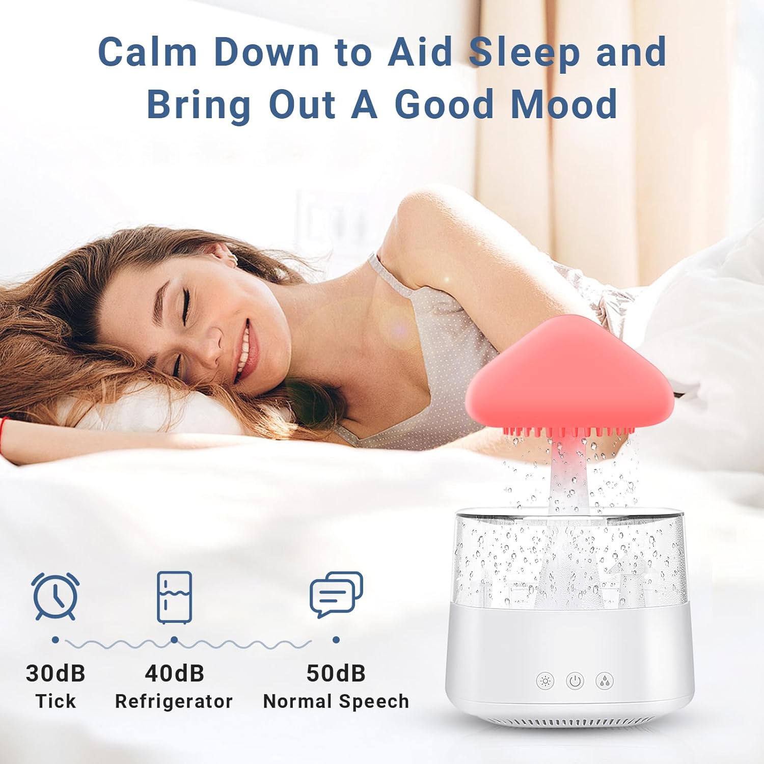 Lagështues Dekorativ në Formë Reje – Rain Cloud Humidifier