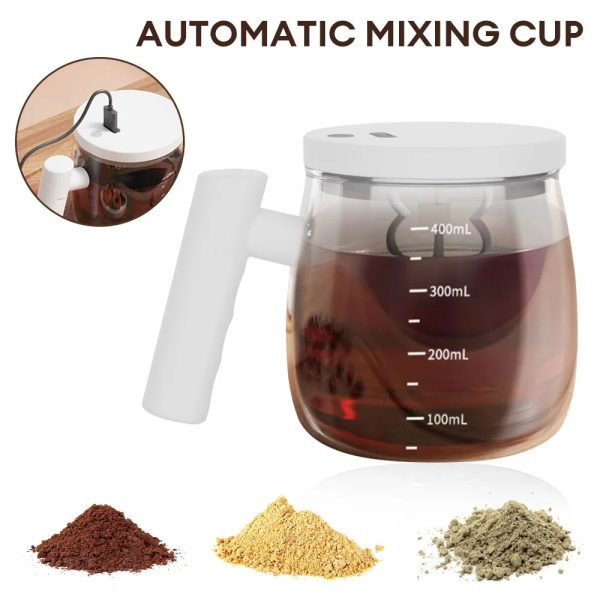 Kupë Vetëpërzierëse Automatike 400ml – Qelq i Papërshkueshëm nga Uji - Image 3
