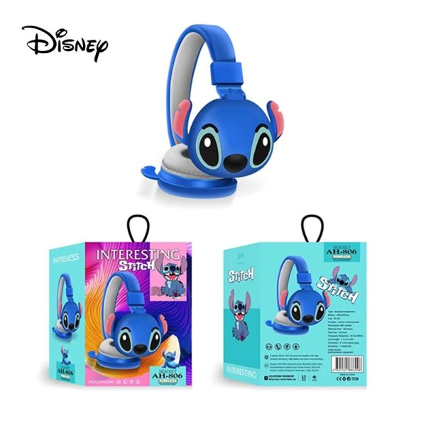 Kufje Bluetooth me Dizajn Disney Stitch – Stereo, Komode dhe Stiluese - Image 2