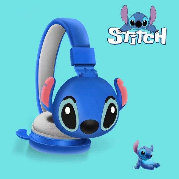Kufje Bluetooth me Dizajn Disney Stitch – Stereo, Komode dhe Stiluese - Image 5