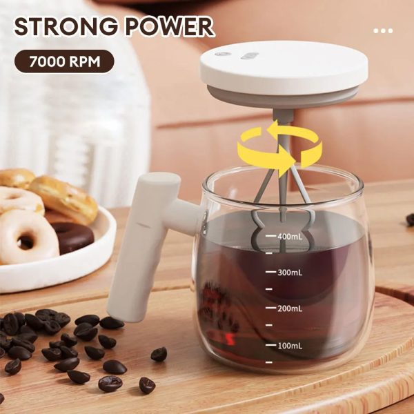 Kupë Vetëpërzierëse Automatike 400ml – Qelq i Papërshkueshëm nga Uji - Image 6